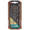 Wolfcraft WF7120000 - Zestaw wierteł  spiralnych HSS do drewna - 6 szt