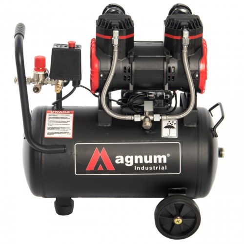 MAGNUM JWS-A24 N - Wyciszony kompresor bezolejowy 24 L