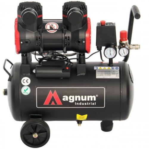 MAGNUM JWS-A24 N - Wyciszony kompresor bezolejowy 24 L