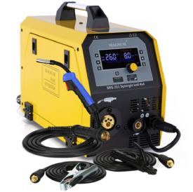 MAGNUM MIG 211 SYNERGIA LED 4x4 - Spawarka inwertorowa - migomat z synergią