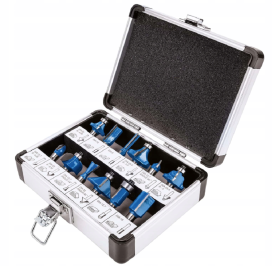 Scheppach SCH7902101601 - Zestaw frezów do drewna - 12 szt