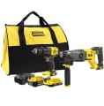 STANLEY SFMCK216MDS - Zestaw combo wiertarko-wkrętarka SFMCD715 + młotowiertarka SFMCH900