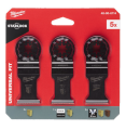 MILWAUKEE 48906115 - Zestaw brzeszczotów do drewna i metalu do Multitoola - 5 szt