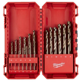 Milwaukee 4932493867- Zestaw wierteł do metalu HSS-G Cobalt 1-10mm - 19 szt