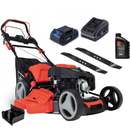 Scheppach MS200-51E - Kosiarka spalinowa z napędem i elektrycznym startem