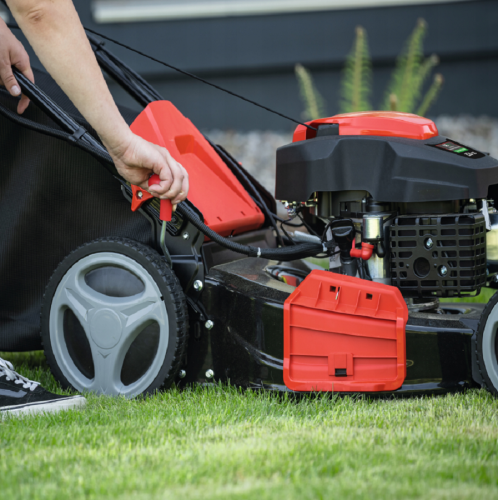 Scheppach MS200-51E - Kosiarka spalinowa z napędem i elektrycznym startem