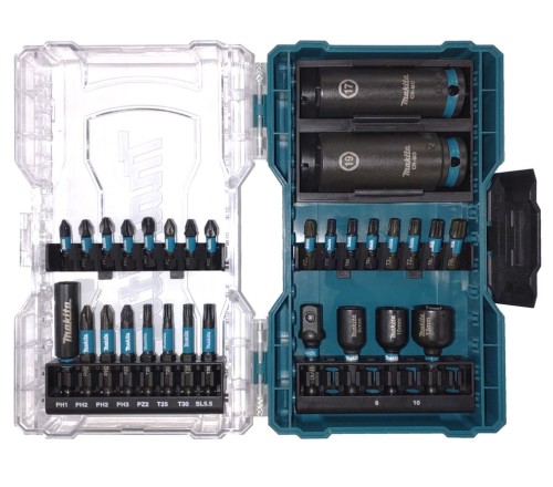 Makita E-22903 - Zestaw końcówek wkrętakowych z uchwytem Impact Black - 30 sztuk