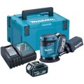 MAKITA DBO180RTJ - Akumulatorowa szlifierka mimośrodowa 125 MM