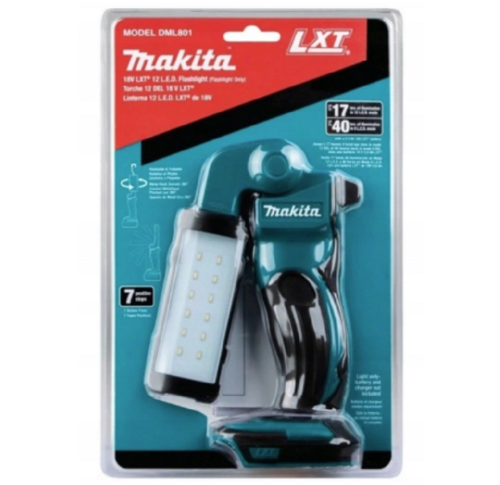 MAKITA DML801X - Akumulatorowa latarka LED 14.4 / 18V + dyfuzor