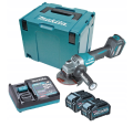 MAKITA GA029GM201 - Akumulatorowa szlifierka kątowa z regulacją obrotów 125 mm / 40 V