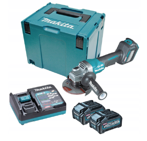 MAKITA GA029GM201 - Akumulatorowa szlifierka kątowa z regulacją obrotów 125 mm / 40 V