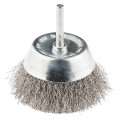 GRAPHITE 57H599 - Szczotka druciana doczołowa z trzpieniem 50 mm - INOX