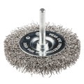 GRAPHITE 57H602 - Szczotka druciana doczołowa z trzpieniem 75 mm - INOX