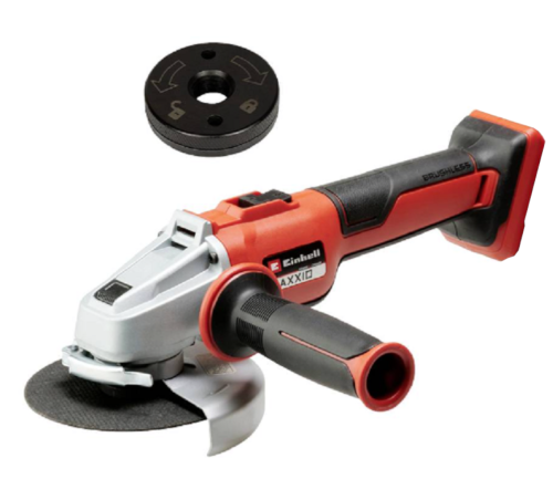 EINHELL AXXIO 18/125 Q Solo - Akumulatorowa szlifierka kątowa 125 mm / 18 V