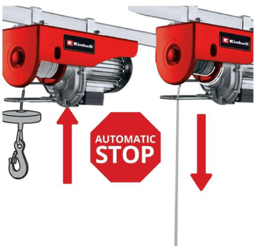 EINHELL TC-EH 500 - Elektryczna wciągarka linowa 500 kg