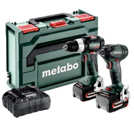 Metabo SET 2.1.18 18 V BL  - Zestaw combo wiertarko-wkrętarka BS 18 LT BL + zakrętak udarowy SSD 18 LTX 200 BL