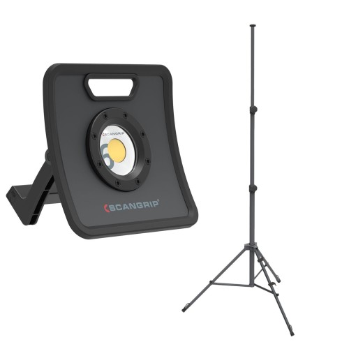 SCANGRIP NOVA 4K - Lampa robocza budowlana LED 4000 lm sieciowa + statyw Tripod 2m