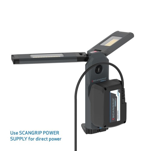 SCANGRIP TOWER COMPACT CONNECT - Lampa robocza z dwiema głowicami 2500 lm ze statywem