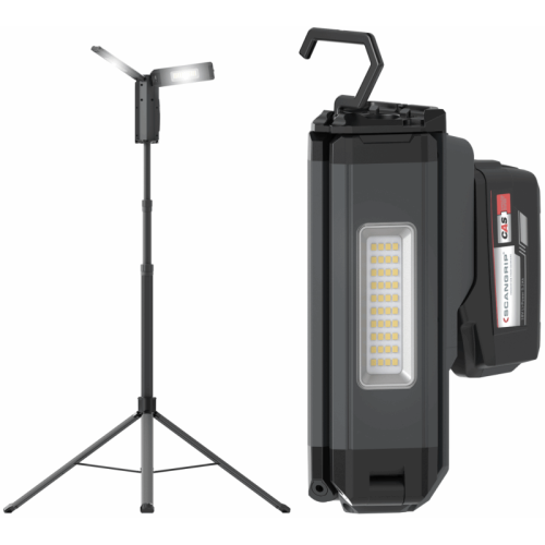 SCANGRIP TOWER COMPACT CONNECT - Lampa robocza z dwiema głowicami 2500 lm ze statywem