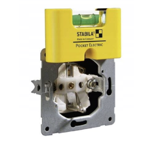 Stabila Pocket Electric - Mini poziomica dla elektryków