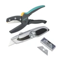 Wolfcraft WF4325000 - Zestaw do cięcia (nożyce + nóż + ostrza trapezowe)