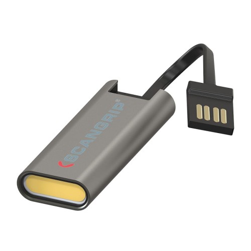 SCANGRIP FLASH MICRO R - Lampka brelok z wbudowanym kablem USB do ładowania 75 lm