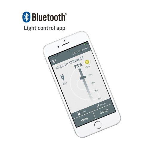 SCANGRIP AREA 10 CONNECT - Nieoślepiająca akumulatorowa lampa robocza 360 stopni 10000 lm