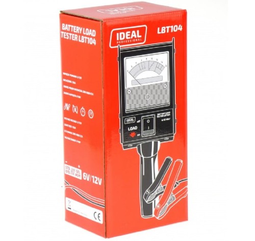 IDEAL LBT104 - Tester akumulatorów obciążeniowy 6/12 V
