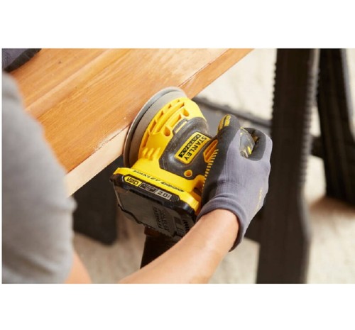STANLEY SFMCW220B - Akumulatorowa szlifierka oscylacyjna 125 mm / 18-20V