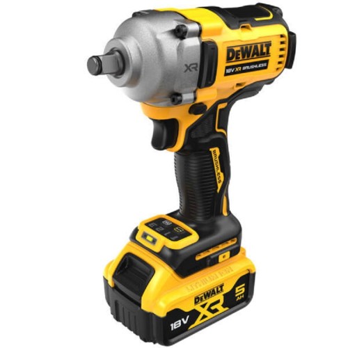 DEWALT DCF891P2G -  Akumulatorowy klucz udarowy 1/2" + gumowa osłona na korpus