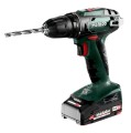 Metabo COMBO SET 2.2.5 18V - Zestaw combo wiertarko-wkrętarka BS 18 + nożyce do krzewów i trawy SGS 18 LTX Q