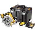 DeWalt DCS570H2T - Akumulatorowa pilarka tarczowa 184 mm