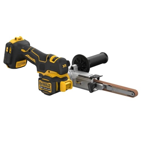 DeWalt DCM200E2T - Akumulatorowa szlifierka taśmowa 18 V