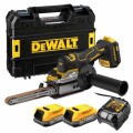 DeWalt DCM200E2T - Akumulatorowa szlifierka taśmowa 18 V