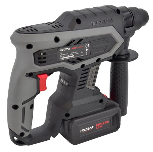 Hoozar RH10BL - Akumulatorowa młotowiertarka SDS-Plus 18 V