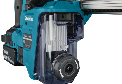 MAKITA DHR183RTWJ - Akumulatorowa młotowiertarka SDS-PLUS + system odsysania pyłu