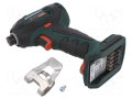 Metabo SSD 18 LTX 200 BL - Akumulatorowa zakrętarka udarowa 1/4"