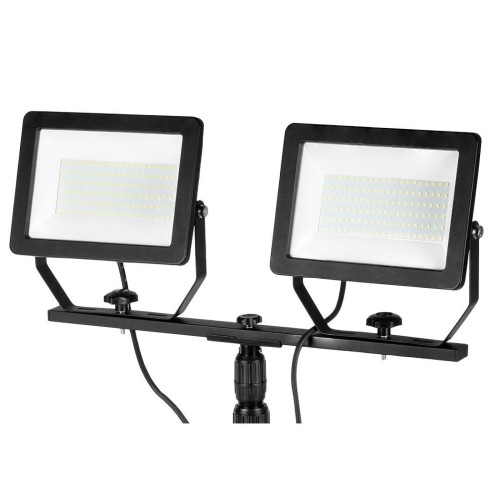 Neo Tools 99-096 - Podwójny reflektor 2x8500 LM na statywie 1.8 M