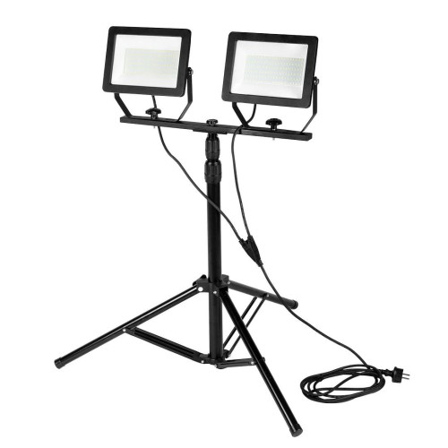 Neo Tools 99-096 - Podwójny reflektor 2x8500 LM na statywie 1.8 M