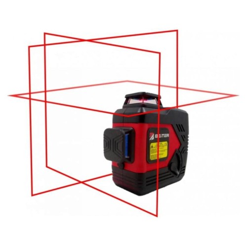 Beiter BART-3D -Laser krzyżowy czerwony Beiter - zestaw Akumulator + statyw 150 cm z ruchomą głowicą