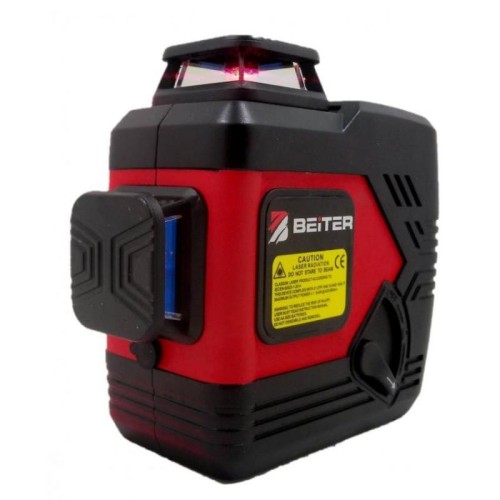 Beiter BART-3D -Laser krzyżowy czerwony Beiter - zestaw Akumulator + statyw 150 cm z ruchomą głowicą