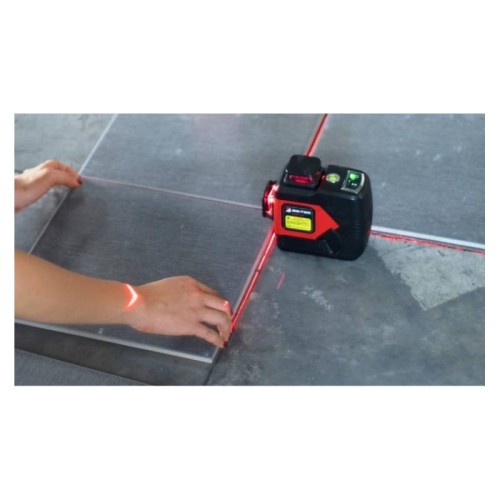 Beiter BART-3D -Laser krzyżowy czerwony Beiter - zestaw Akumulator + statyw 150 cm z ruchomą głowicą