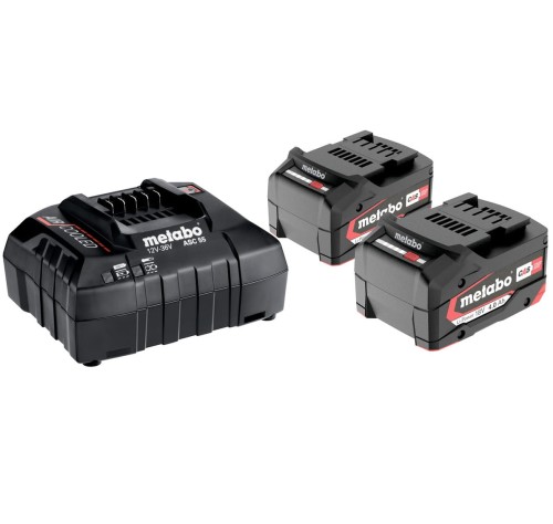 Metabo 685050000 - Zestaw zasilający 2x akumulator 18V/4.0 Ah + ładowarka ASC 55