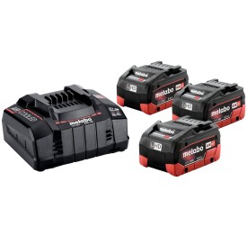 Metabo 685074000 - Zestaw zasilający 3x akumulator LIHD 18V/5.5 Ah + szybka ładowarka ASC 145