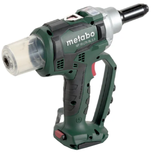 Metabo NP 18 LTX BL 5.0 - Akumulatorowa nitownica do nitów zrywalnych 18 V
