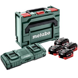 Metabo 685135000 - Zestaw zasilający 4x akumulator 18V/8 Ah + szybka ładowarka dwuportowa ASC 145 DUO