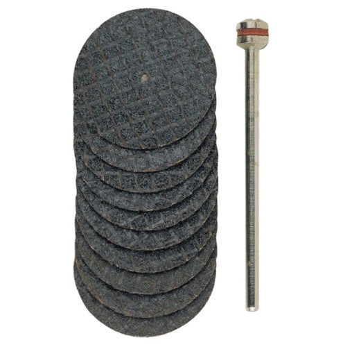 Proxxon PR28808 - Tarcza tnąca 22 mm ze splotem + trzpień - 10 szt