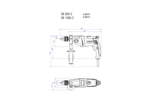 Metabo BEV 1300-2- Wiertarka bez udaru
