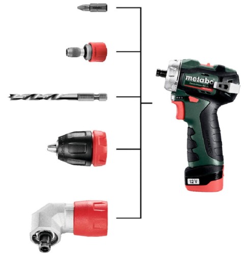METABO POWERMAXX BS BL Q - Akumulatorowa wiertarko-wkrętarka 12 V