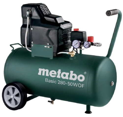 Metabo BASIC 280-50 W OF - Sprężarka bezolejowa 50 L